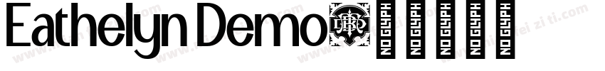 Eathelyn Demo字体转换